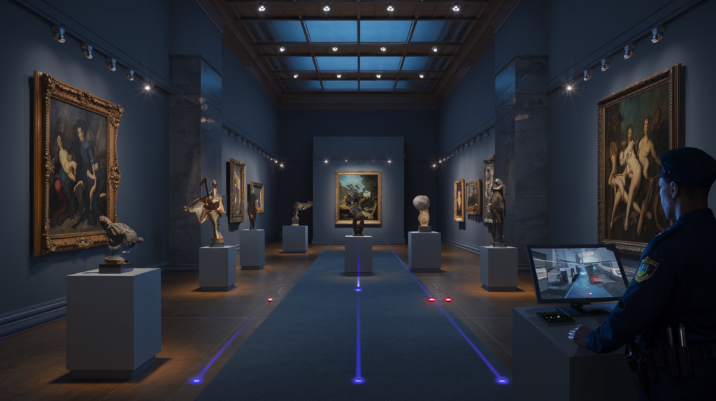 Alarmsystemer til kunstgallerier og værdigenstande